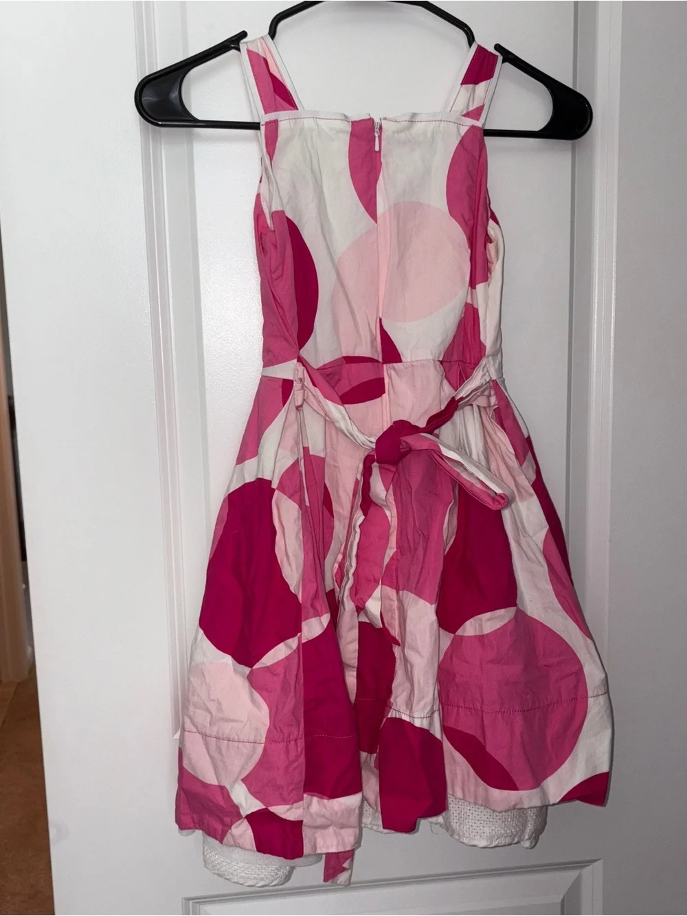 The Children's Place Pink Polka Circle Sundress Size: 6X/7